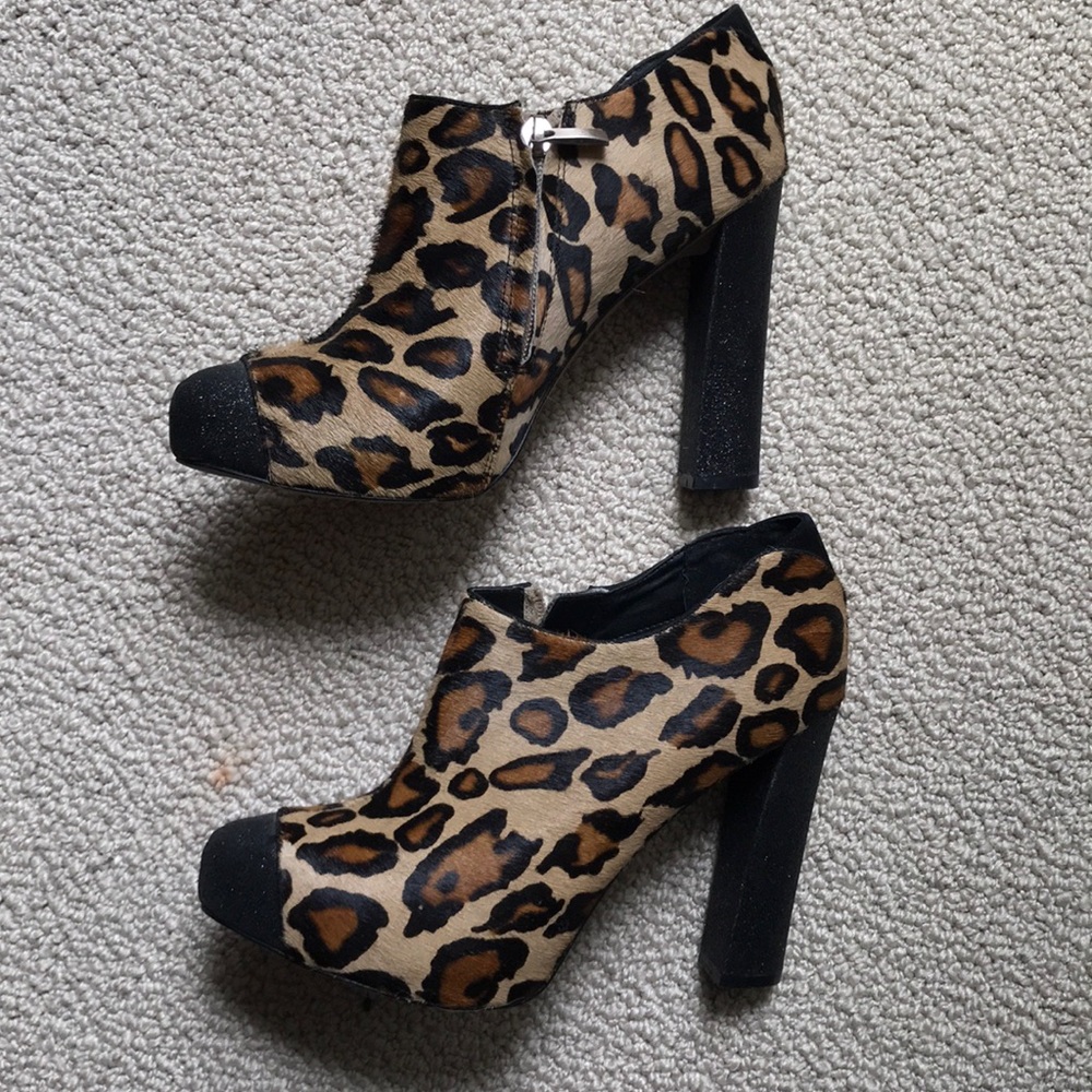 Sam Edelman Leopard Booties